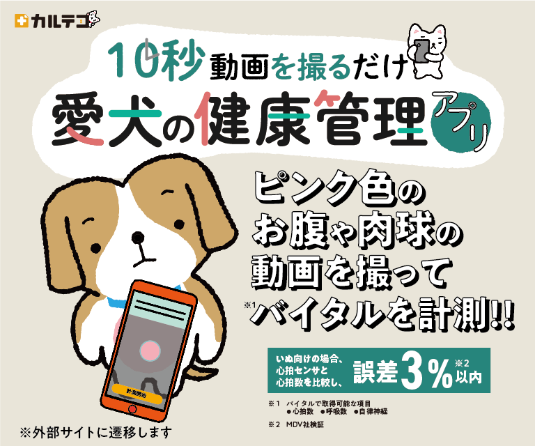 カルテコ 10秒動画を撮るだけ愛犬の健康管理アプリ